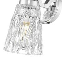 One Light Wall Sconce by Z-Lite - Andree Collection, Chrome Finish - 1960-1S-CH