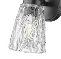 One Light Wall Sconce by Z-Lite - Andree Collection, Matte Black Finish - 1960-1S-MB