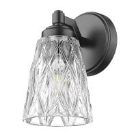 One Light Wall Sconce by Z-Lite - Andree Collection, Matte Black Finish - 1960-1S-MB