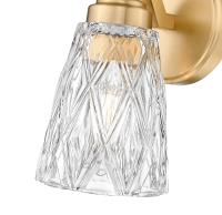 One Light Wall Sconce by Z-Lite - Andree Collection, Modern Gold Finish - 1960-1S-MGLD