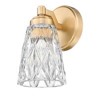 One Light Wall Sconce by Z-Lite - Andree Collection, Modern Gold Finish - 1960-1S-MGLD