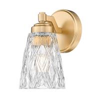 One Light Wall Sconce by Z-Lite - Andree Collection, Modern Gold Finish - 1960-1S-MGLD