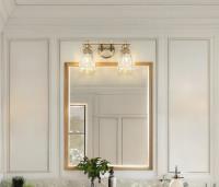 Two Light Vanity by Z-Lite - Andree Collection, Modern Gold Finish - 1960-2V-MGLD