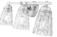 Three Light Vanity by Z-Lite - Andree Collection, Brushed Nickel Finish - 1960-3V-BN