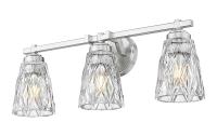 Three Light Vanity by Z-Lite - Andree Collection, Brushed Nickel Finish - 1960-3V-BN