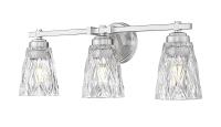 Three Light Vanity by Z-Lite - Andree Collection, Brushed Nickel Finish - 1960-3V-BN