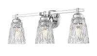 Three Light Vanity by Z-Lite - Andree Collection, Chrome Finish - 1960-3V-CH