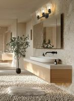 Three Light Vanity by Z-Lite - Andree Collection, Matte Black Finish - 1960-3V-MB