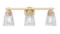 Three Light Vanity by Z-Lite - Andree Collection, Modern Gold Finish - 1960-3V-MGLD