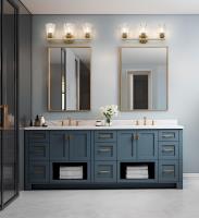 Three Light Vanity by Z-Lite - Andree Collection, Modern Gold Finish - 1960-3V-MGLD