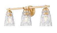 Three Light Vanity by Z-Lite - Andree Collection, Modern Gold Finish - 1960-3V-MGLD