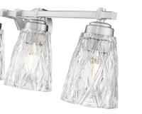 Four Light Vanity by Z-Lite - Andree Collection, Brushed Nickel Finish - 1960-4V-BN