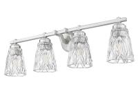 Four Light Vanity by Z-Lite - Andree Collection, Brushed Nickel Finish - 1960-4V-BN