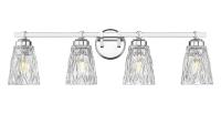 Four Light Vanity by Z-Lite - Andree Collection, Chrome Finish - 1960-4V-CH