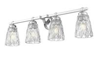 Four Light Vanity by Z-Lite - Andree Collection, Chrome Finish - 1960-4V-CH