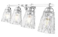 Four Light Vanity by Z-Lite - Andree Collection, Chrome Finish - 1960-4V-CH