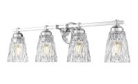 Four Light Vanity by Z-Lite - Andree Collection, Chrome Finish - 1960-4V-CH