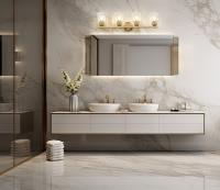 Four Light Vanity by Z-Lite - Andree Collection, Modern Gold Finish - 1960-4V-MGLD