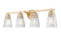Four Light Vanity by Z-Lite - Andree Collection, Modern Gold Finish - 1960-4V-MGLD