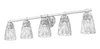 Five Light Vanity by Z-Lite - Andree Collection, Brushed Nickel Finish - 1960-5V-BN