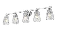 Five Light Vanity by Z-Lite - Andree Collection, Chrome Finish - 1960-5V-CH