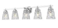 Five Light Vanity by Z-Lite - Andree Collection, Chrome Finish - 1960-5V-CH