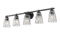 Five Light Vanity by Z-Lite - Andree Collection, Matte Black Finish - 1960-5V-MB