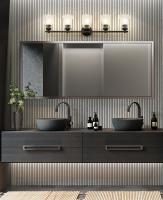 Five Light Vanity by Z-Lite - Andree Collection, Matte Black Finish - 1960-5V-MB
