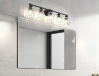 Five Light Vanity by Z-Lite - Andree Collection, Matte Black Finish - 1960-5V-MB