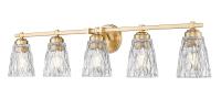 Five Light Vanity by Z-Lite - Andree Collection, Modern Gold Finish - 1960-5V-MGLD