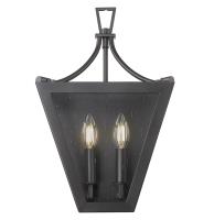 Two Light Wall Sconce by Z-Lite - Montalcino Collection, Iron Ore Finish - 1961-2S-IO