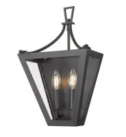 Two Light Wall Sconce by Z-Lite - Montalcino Collection, Iron Ore Finish - 1961-2S-IO