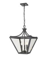 Three Light Chandelier by Z-Lite - Montalcino Collection, Iron Ore Finish - 1961-3C-IO