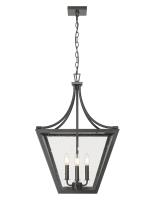 Four Light Chandelier by Z-Lite - Montalcino Collection, Iron Ore Finish - 1961-4C-IO