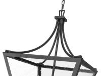 Four Light Chandelier by Z-Lite - Montalcino Collection, Iron Ore Finish - 1961-4C-IO