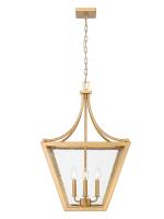 Four Light Chandelier by Z-Lite - Montalcino Collection, Rubbed Brass Finish - 1961-4C-RB