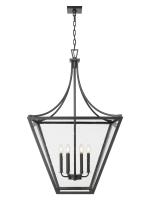 Six Light Chandelier by Z-Lite - Montalcino Collection, Iron Ore Finish - 1961-6IO