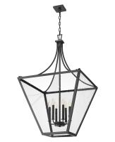 Six Light Chandelier by Z-Lite - Montalcino Collection, Iron Ore Finish - 1961-6IO