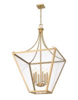 Six Light Chandelier by Z-Lite - Montalcino Collection, Rubbed Brass Finish - 1961-6RB