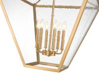 Six Light Chandelier by Z-Lite - Montalcino Collection, Rubbed Brass Finish - 1961-6RB