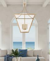 Eight Light Chandelier by Z-Lite - Montalcino Collection, Rubbed Brass Finish - 1961-8RB
