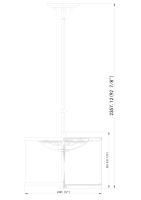 LED Pendant by Z-Lite - Linden Collection, Modern Gold Finish - 1962P12-MGLD-LED