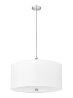 LED Pendant by Z-Lite - Linden Collection, Brushed Nickel Finish - 1962P24-BN-LED