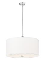 LED Pendant by Z-Lite - Linden Collection, Brushed Nickel Finish - 1962P24-BN-LED