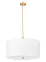 LED Pendant by Z-Lite - Linden Collection, Modern Gold Finish - 1962P24-MGLD-LED