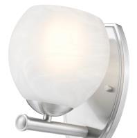 One Light Wall Sconce by Z-Lite - Colette Collection, Brushed Nickel Finish - 1963-1S-BN