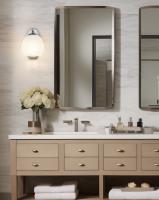 One Light Wall Sconce by Z-Lite - Colette Collection, Brushed Nickel Finish - 1963-1S-BN