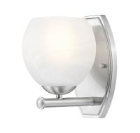 One Light Wall Sconce by Z-Lite - Colette Collection, Brushed Nickel Finish - 1963-1S-BN