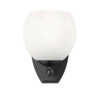 One Light Wall Sconce by Z-Lite - Colette Collection, Matte Black Finish - 1963-1S-MB
