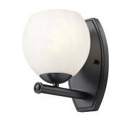 One Light Wall Sconce by Z-Lite - Colette Collection, Matte Black Finish - 1963-1S-MB